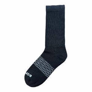 Bombas Solid Black Athletic Socks